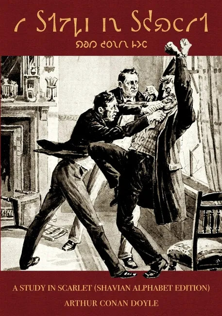 A Study in Scarlet (Shavian alphabet edition) - Paperback