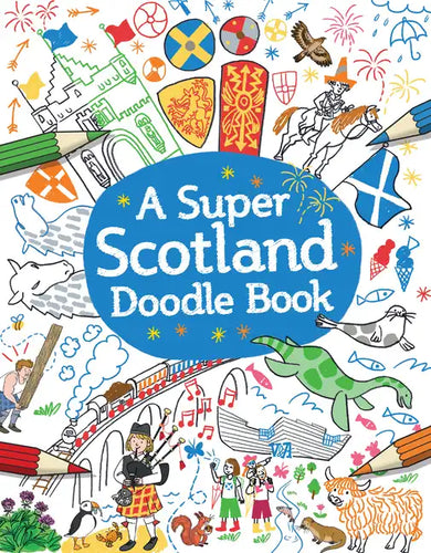 A Super Scotland Doodle Book - Paperback