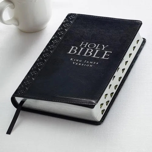 KJV Standard Size Thumb Index Edition: Black - Imitation Leather