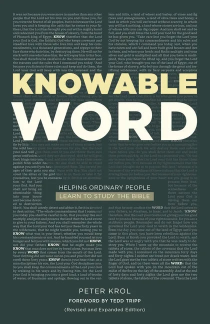 Knowable Word: Helping Ordinary People Learn to Study the Bible - Paperback