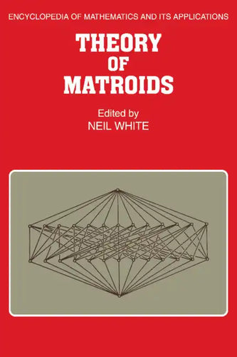 Theory of Matroids - Paperback