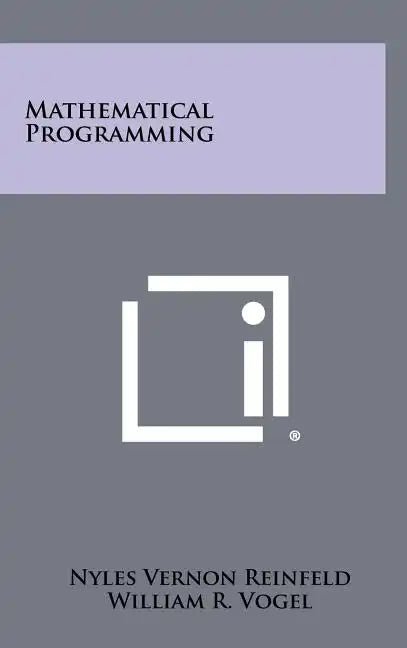 Mathematical Programming - Hardcover