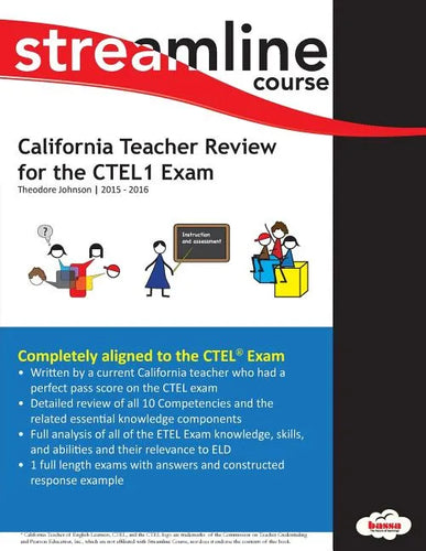 California Teacher Review for the CTEL1 Exam - Paperback