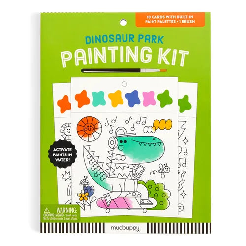 Dinosaur Park Painting Kit - Paperback