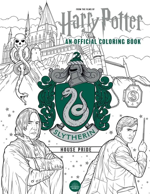 Harry Potter: Slytherin House Pride: The Official Coloring Book: (Gifts Books for Harry Potter Fans, Adult Coloring Books) - Paperback