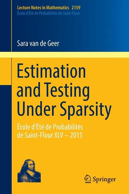 Estimation and Testing Under Sparsity: École d'Été de Probabilités de Saint-Flour XLV - 2015 - Paperback