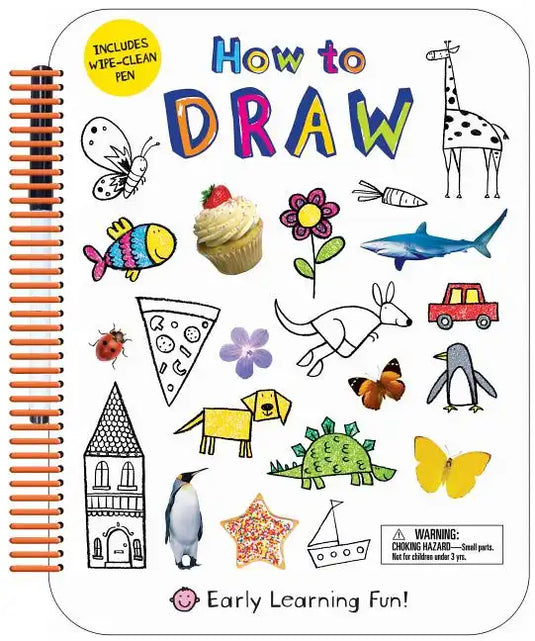 How to Draw: Includes Wipe-Clean Pen - Spiral