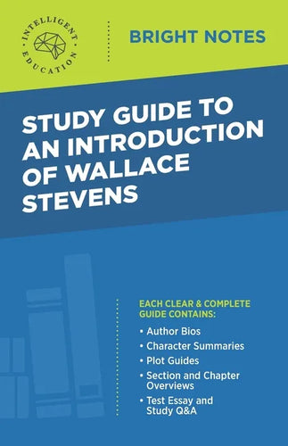 Study Guide to an Introduction of Wallace Stevens - Paperback