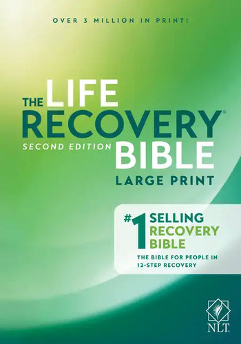 Life Recovery Bible NLT, Large Print - Paperback