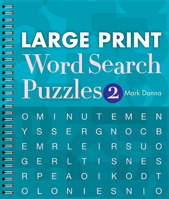 Large Print Word Search Puzzles 2 - Spiral