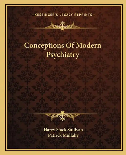 Conceptions of Modern Psychiatry - Paperback