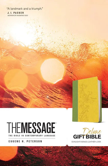 Message Deluxe Gift Bible: The Bible in Contemporary Language - Imitation Leather