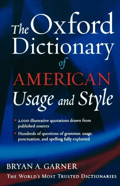 The Oxford Dictionary of American Usage and Style - Paperback