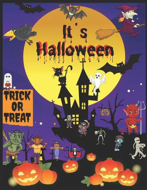 It's Halloween: I Spy Spooky Learning Activity Book For Kids - Paperback