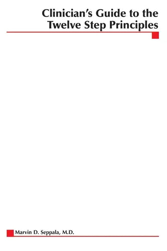 Clinician's Guide to the 12 Step Principles - Paperback