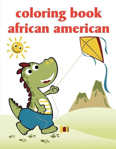 Coloring Book African American: Baby Funny Animals and Pets Coloring Pages for boys, girls, Children - Paperback