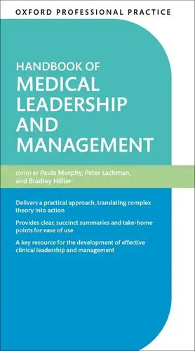 Oxford Professional Practice: Handbook of Medical Leadership and Management - Paperback