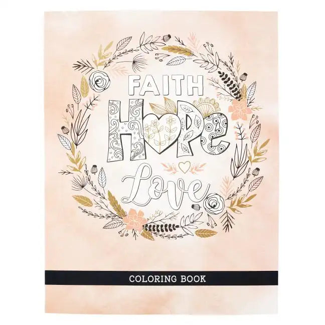 Color Bk Faith Hope Love - Hardcover