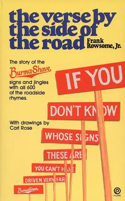 Verse by the Side of the Road: The Story of the Burma-Shave Signs and Jingles - Paperback