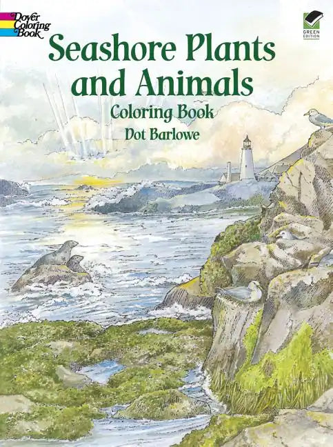 Seashore Plants and Animals Coloring Book - Paperback