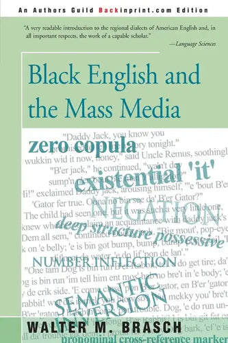 Black English and the Mass Media - Paperback