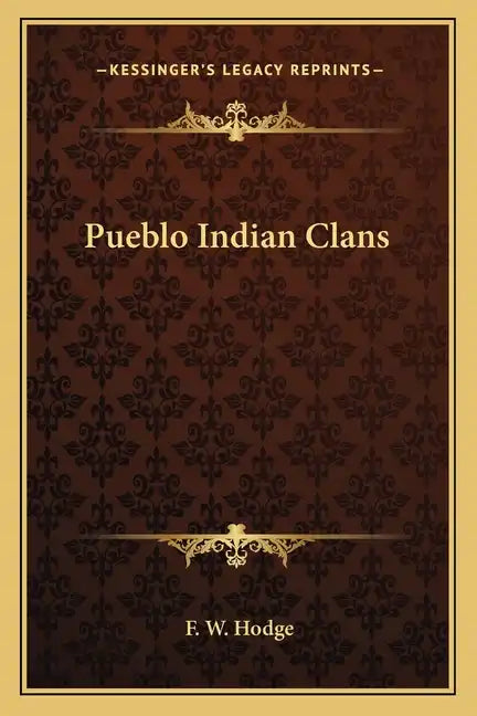 Pueblo Indian Clans - Paperback
