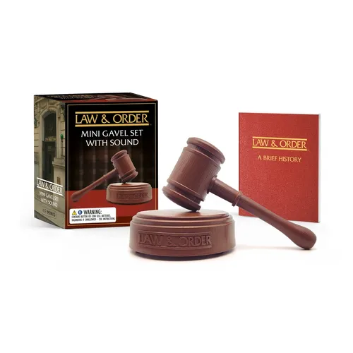 Law & Order: Mini Gavel Set with Sound - Paperback