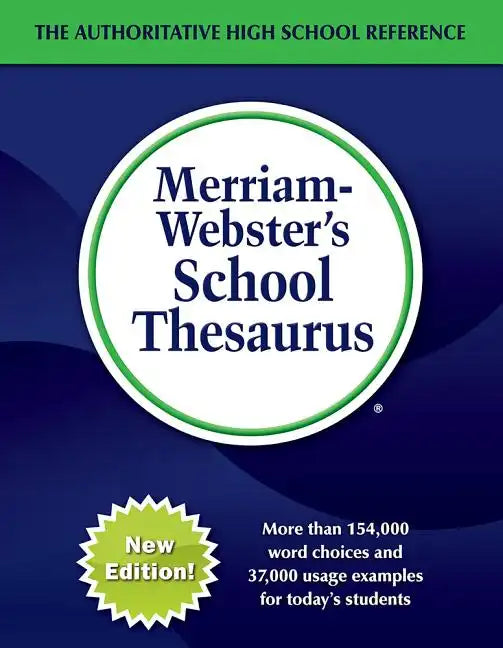 Merriam-Webster's School Thesaurus - Hardcover