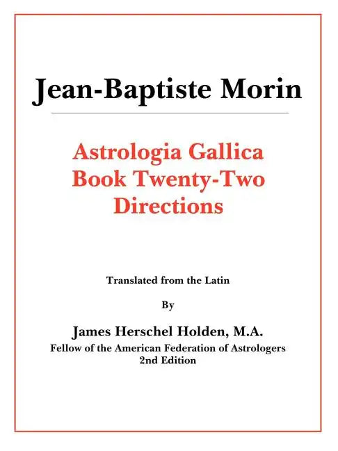 Astrologia Gallica Book 22 - Paperback