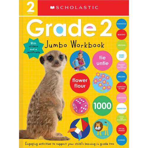 Second Grade Jumbo Workbook: Scholastic Early Learners (Jumbo Workbook) - Paperback