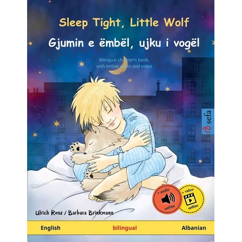 Sleep Tight, Little Wolf - Gjumin e ëmbël, ujku i vogël (English - Albanian) - Paperback
