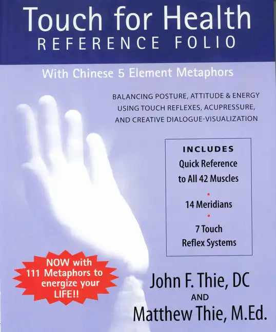 Touch for Health Reference Folio: Large: Balancing Posture, Attitude & Energy Using Touch Reflexes, Acupressure, and Creative Dialogue-Visualization - Spiral