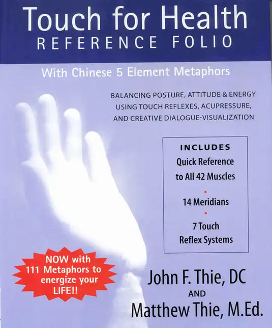 Touch for Health Reference Folio: Large: Balancing Posture, Attitude & Energy Using Touch Reflexes, Acupressure, and Creative Dialogue-Visualization - Spiral