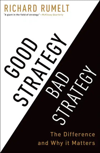 Good Strategy Bad Strategy: The Difference and Why It Matters - Hardcover