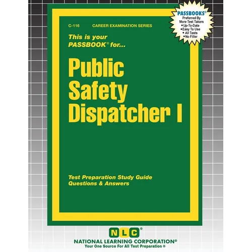 Public Safety Dispatcher I - Paperback