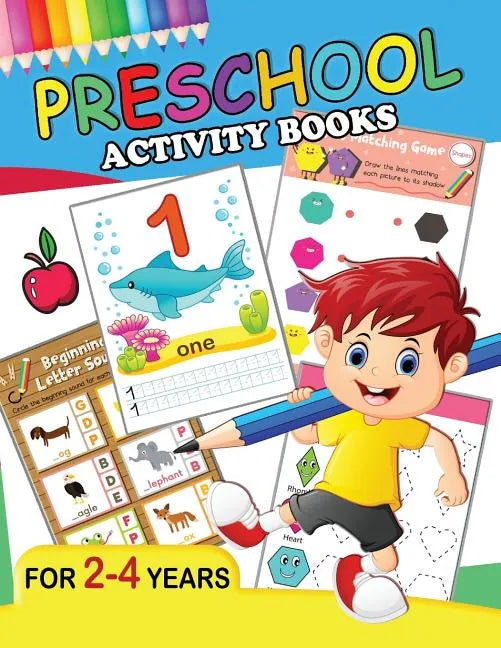 Preschool Activity Books: Fun Big Workbook for Toddler age 2-4 - Paperback