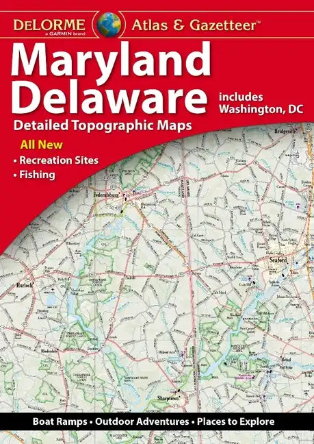 Delorme Atlas & Gazetteer: Maryland & Delaware - Paperback