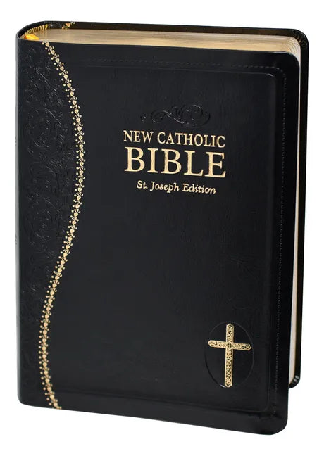 New Catholic Bible Medium Print Dura Lux (Black) - Imitation Leather