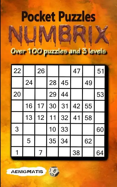 Pocket Puzzles Numbrix: 3 Levels: Easy, Medium and Hard - Paperback