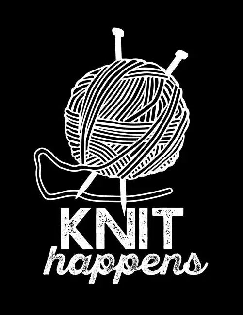KNIT HAPPENS Knitting Graph Paper 2: 3: Design Your Own Knitting Projects 8.5
