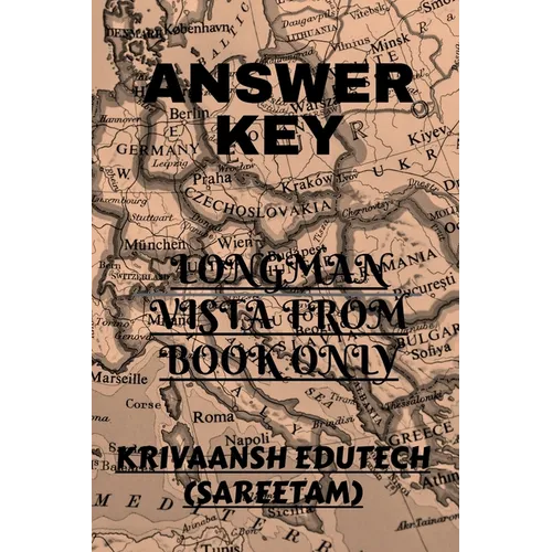 Answer Key Longman Vista Class-7 Sst - Paperback