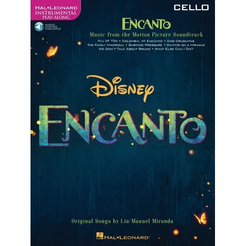 Encanto - Instrumental Play-Along for Cello (Book/Online Audio) - Paperback