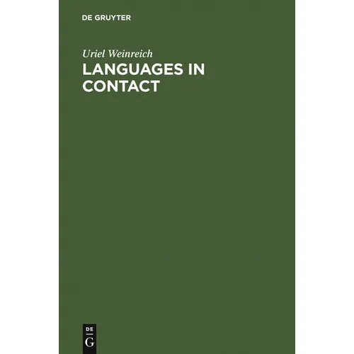 Languages in Contact - Hardcover