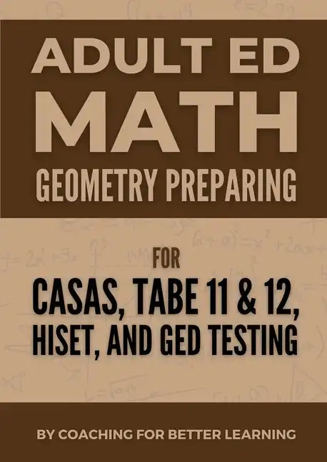 Adult Ed Math: Geometry - Paperback