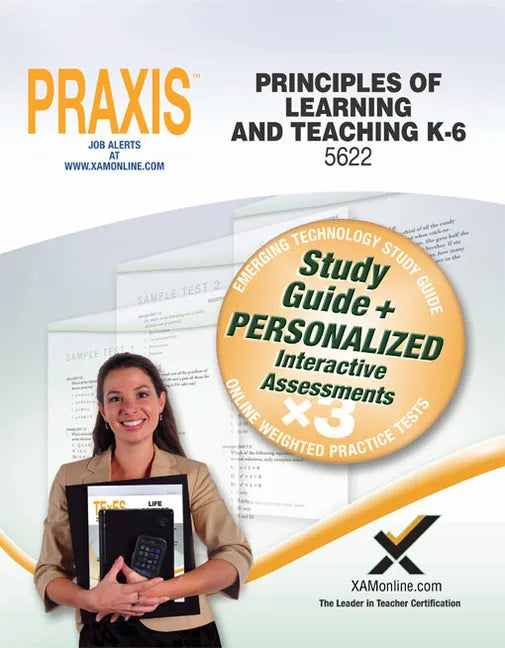 Praxis Principles of Learning and Teaching K-6 0622, 5622 Book and Online - Paperback