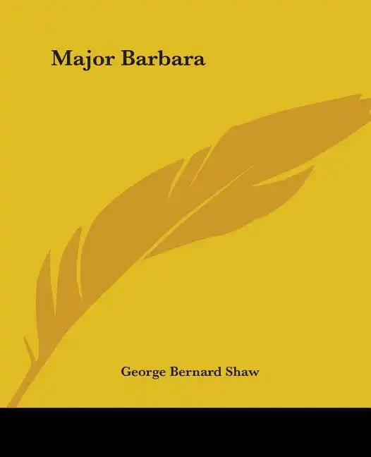 Major Barbara - Paperback