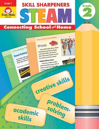 Skill Sharpeners: Steam, Grade 2 Workbook - Paperback