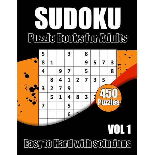 Sudoku Puzzles Easy to Hard: 450 Sudokus puzzle book for adults With Full Solutions - Paperback