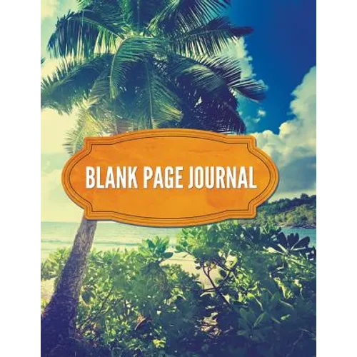 Blank Page Journal - Paperback