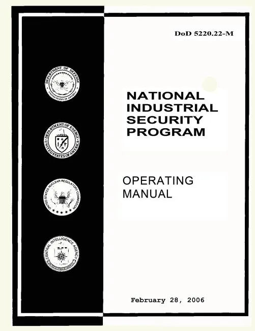 National Industrial Security Program: Operating Manual - Paperback